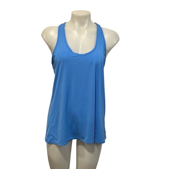Lilly Pulitzer Tops - Lilly Pulitzer luxletic blue razor back tank top size Medium